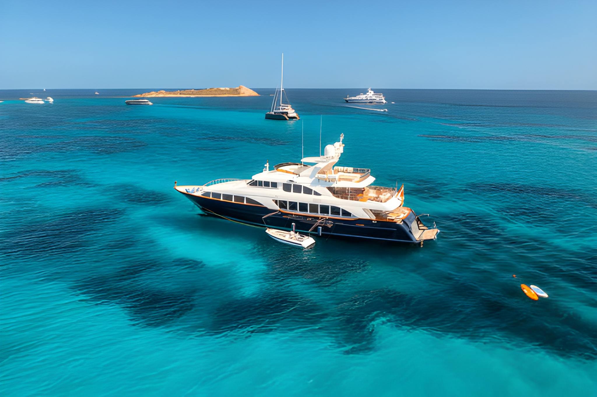 Une escapade en bateau dans des eaux turquoise